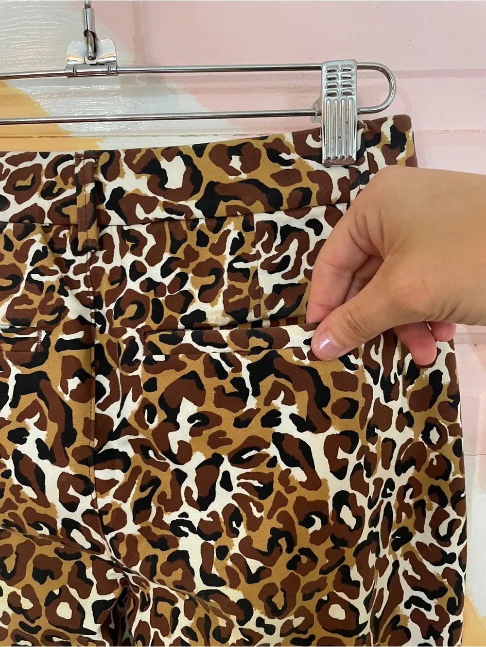 Lilly‎ Pulitzer Kelly Stretch Pants in My Favorite Spot Leopard Print Sz 00 🧡🎀